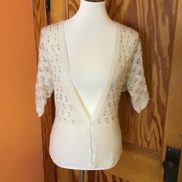 3 for 20 $ bundle The Loft Feminine Beaded & Sequined Cardigan - Picture 10 of 14